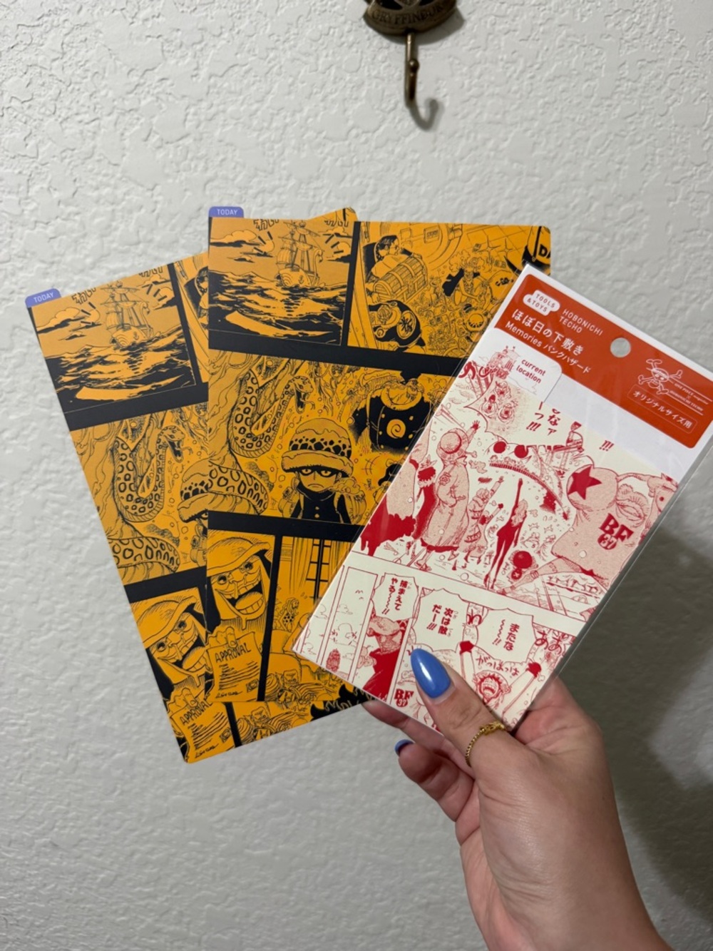 One Piece Manga Comic Print Hobonichi DashboardsOrange & Red